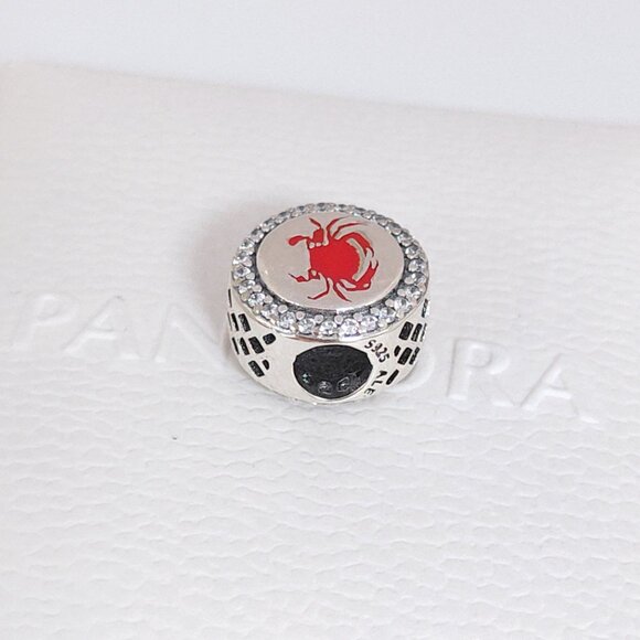 Pandora Maryland Crab Mixed Enamel Exclusive Bead Charm S925 Silver with box - Picture 4 of 10